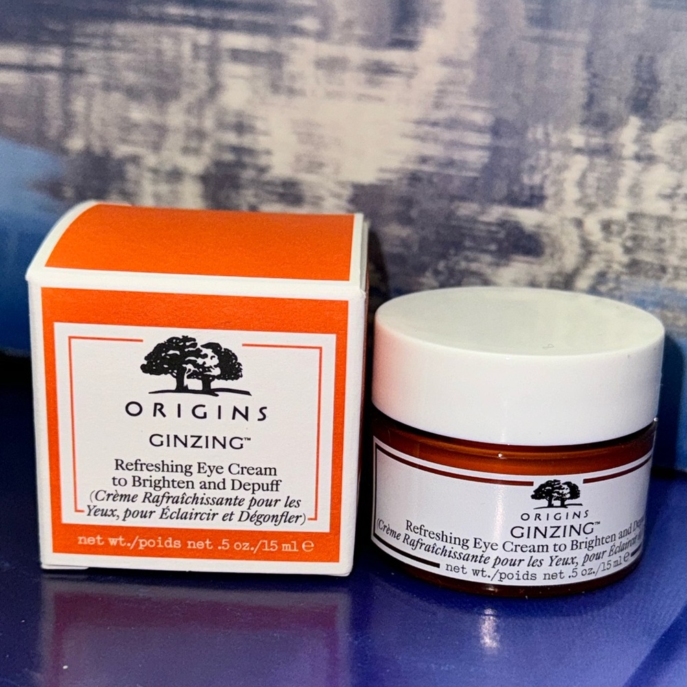 NIB NWT Origins Ginzing Refreshing Eye Cream to Brighten & Depuff for Eyes